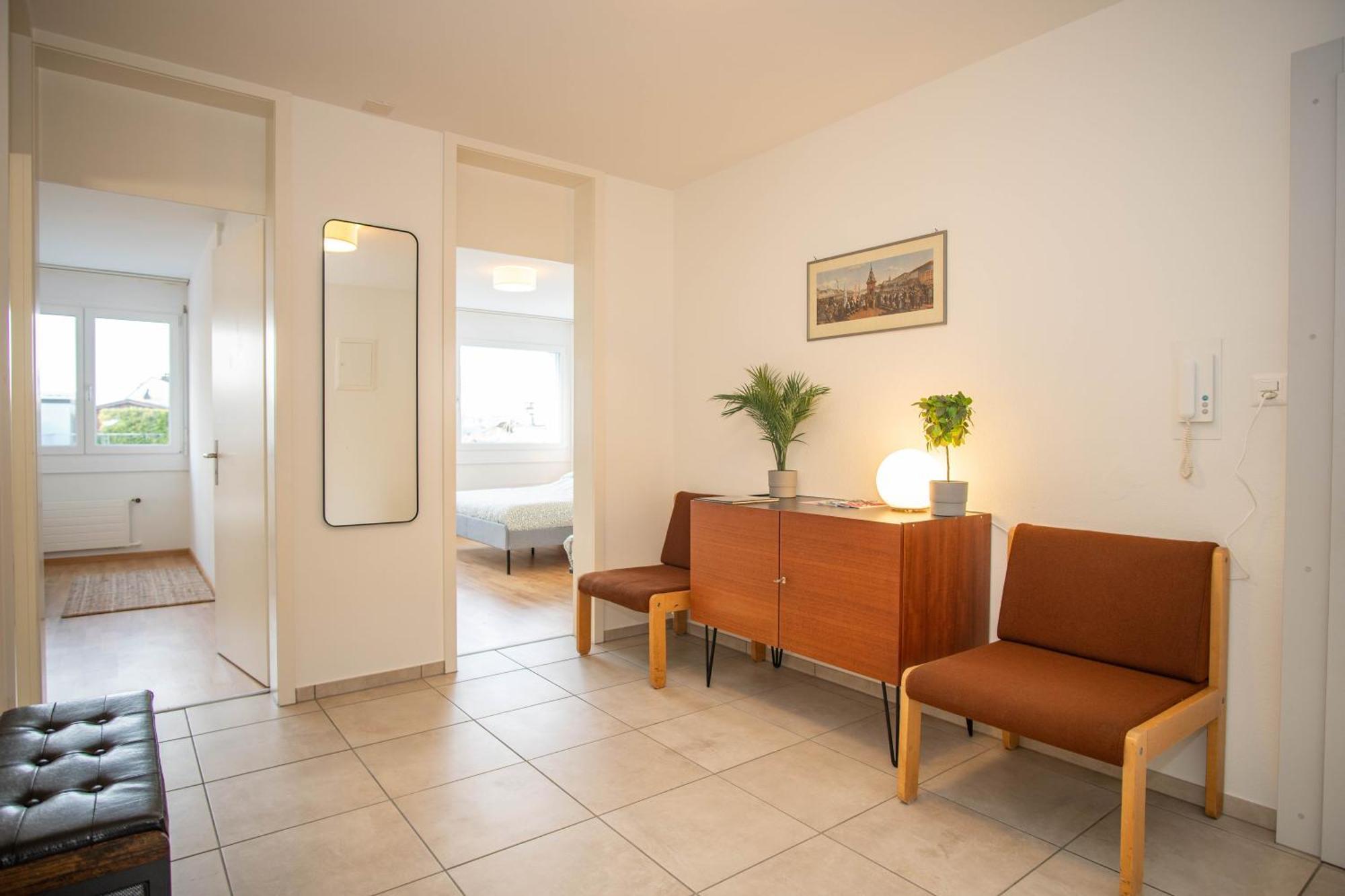 Apartment Next To Rhine With Free Baselcard Bagian luar foto